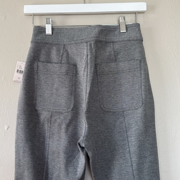 NWT Maeve Anthropologie gray split flare trousers 2P - Picture 7 of 11